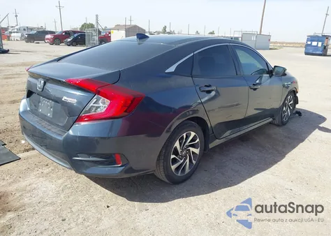 2017 Honda Civic Ex from USA, damaged, VIN 19XFC2F75HE006753